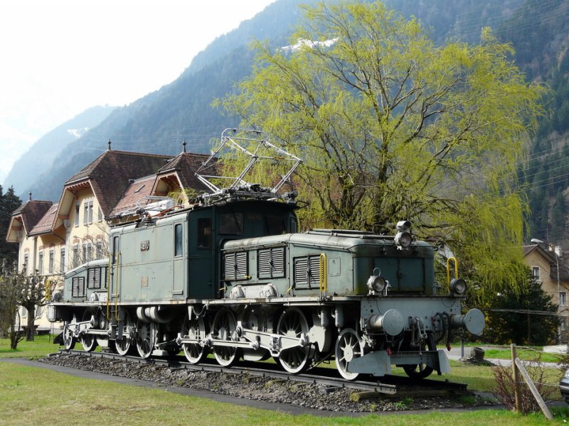 SBB - Krokodil Ce 6/8 14270 in Erstfeld am