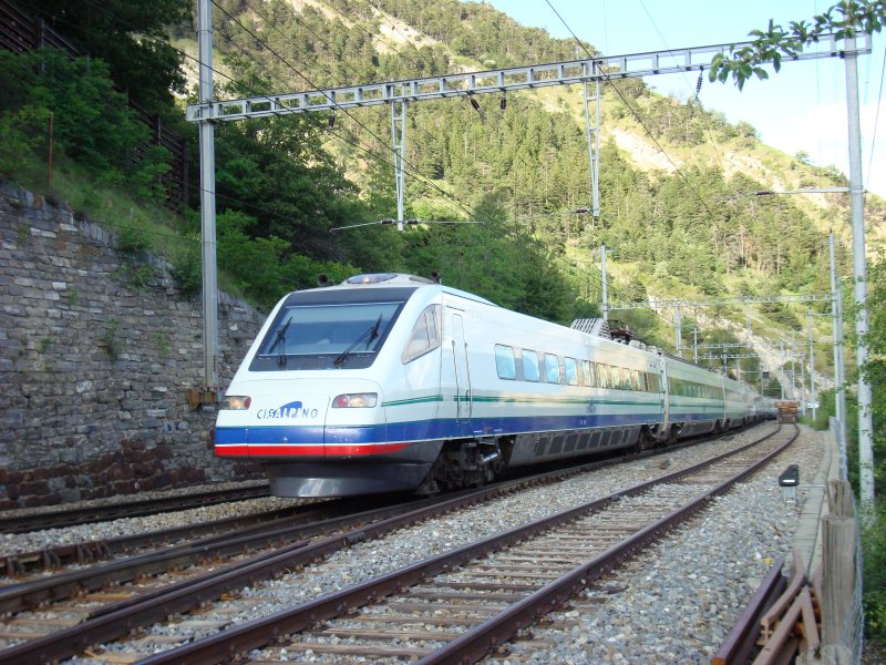 Gibts bald nicht mehr: Cisalpino ETR 470 von Milano nach