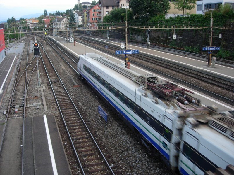 Cisalpino - Durchfahrender ETR 470 von Milano nach Z�rich HB