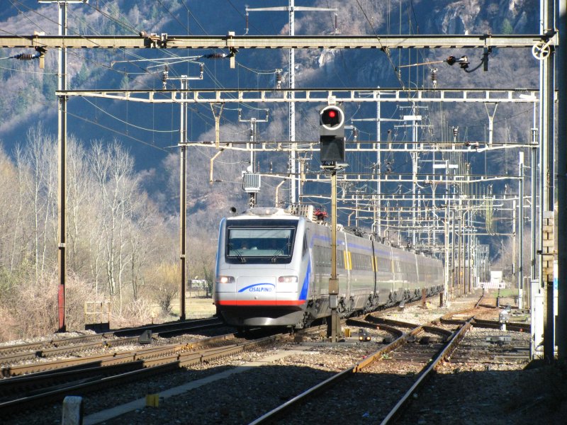 ETR 470 bei Claro auf dem Weg nach Milano am