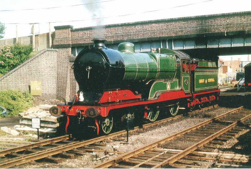 Great Central Railway Schnellzuglok 4-4-0 Baujahr 1920.
Eingestellt bei der Great