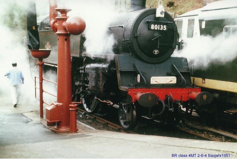 BR Standarttenderlok f�r den Nahverkehr class 4MT 2-6-4 Baujahr 1951