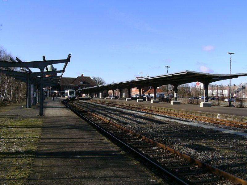Bahnhof Cuxhaven am 07.03.2009.  
