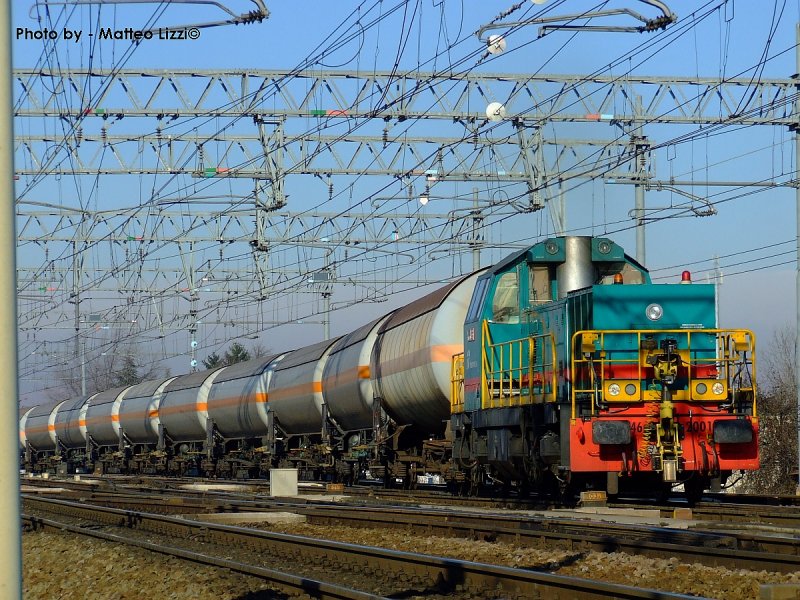 With an Oil train from Sannazzaro to Alessandria 