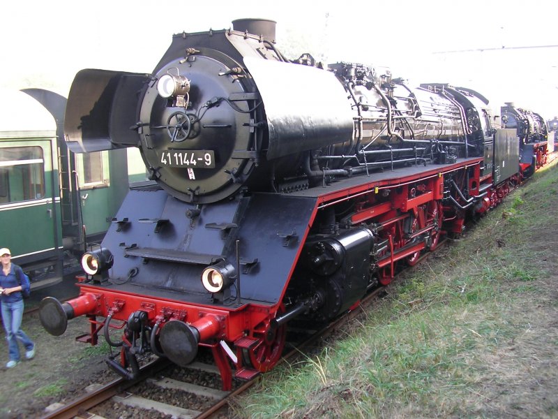 Dampflok der Baureihe 41 beim BW-Fest in Berlin Schneweide