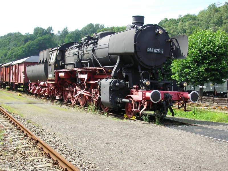 Dampflok der Baureihe 53 im DGEG Eisenbahnmuseum Bochum Dahlhausen.