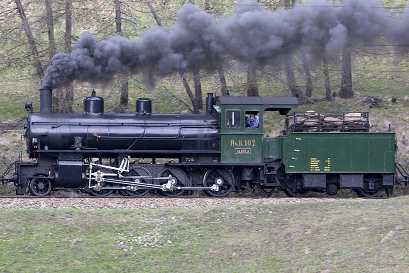 RhB G 4 / 5 107 11/05/2008 Davos-Wolfgang (automatically translated,