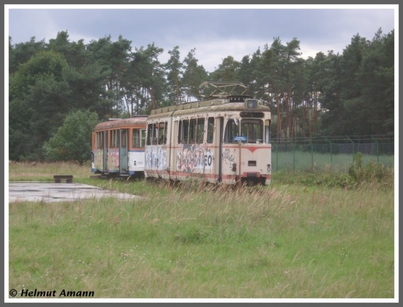Am 07.09.2008 entstand diese Aufnahme des ehemaligen Darmst�dter Triebwagens 63