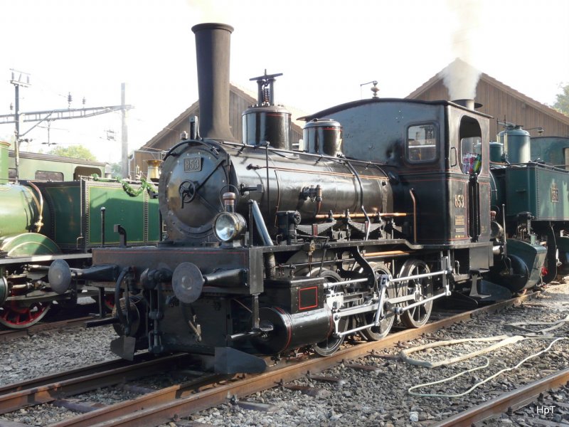 DBB - Dampflpok E 3 / 3853 on a visit