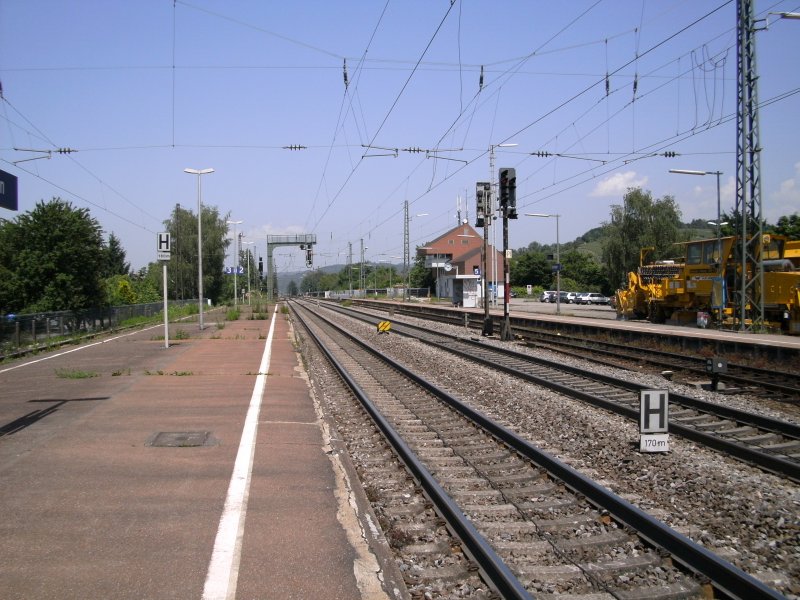 Im Bahnhof Denzlingen am 25.05.2009.  