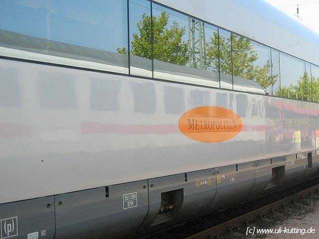 Der Metropolitan am Bahntag (20.9.2003) in Hamburg Eidelstedt. 
