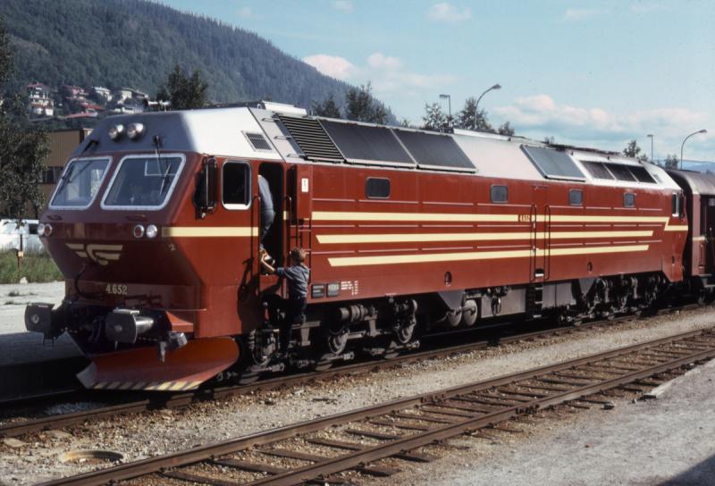 Di4 652 auf dem Trondheim Bodo Durchlauf 1981