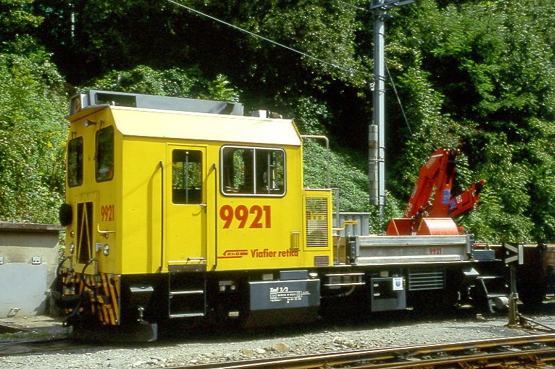 RhB - Xmf 2 / 2 9921 on 27.08.1997 in