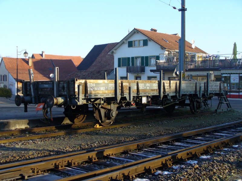 Dienstwagen X 40 47 945 7 882-7 Abgestellt in Bahnhof von Alle am 02.02.07