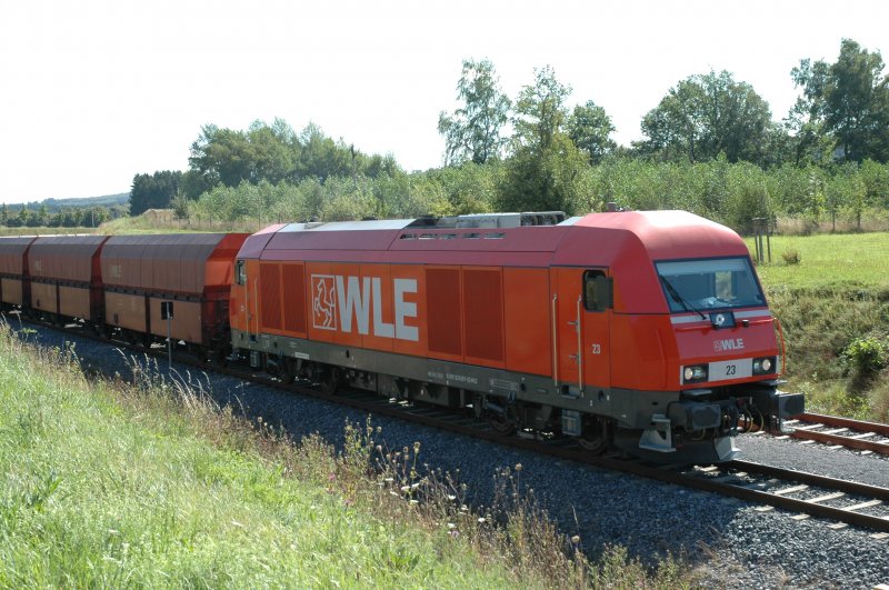 WLE 23 ranks the Kalksteinmehlzug for loading (automatically translated, Powered