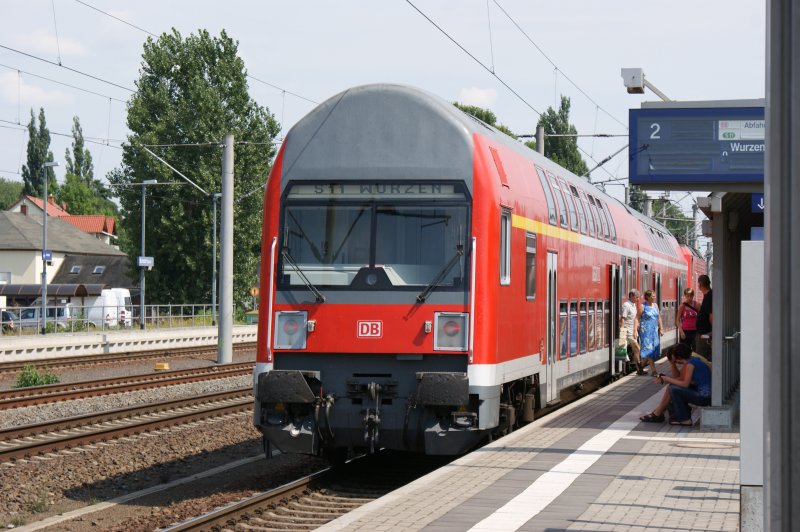 S11 nach Wurzen in Borsdorf am 08.08.2009 