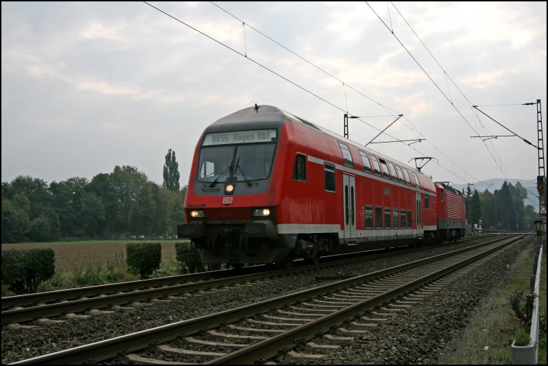 RB56 (RB 39 632) from Iserlohn, "pushed by the locomotive