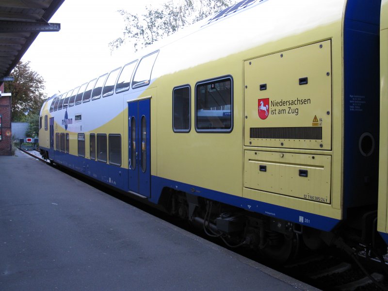 A double-deck driving trailer (3rd class) of the ME provided