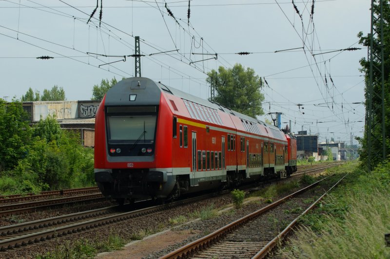 RE nach Leipzig gezogen von 114 301-5 kurz hinter Dessau