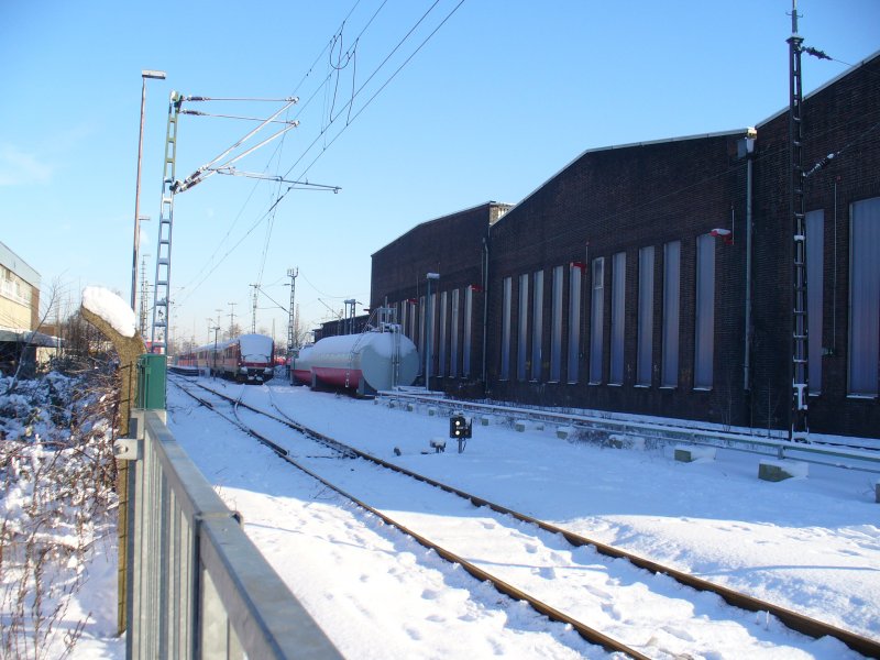 Winterliche Ruhe in Dortmund.  