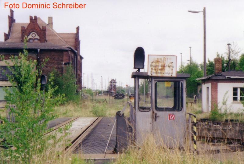 Drehscheibe 1 in Wustermark. Aufgenommen im Mai 2003 