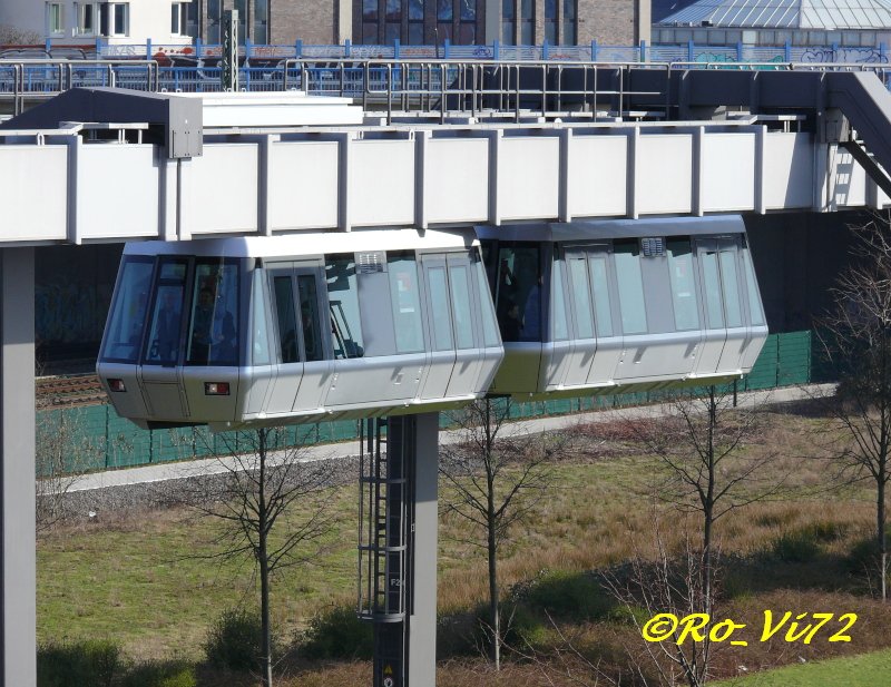 Der D�sseldorfer Skytrain am 25.03.2007.  