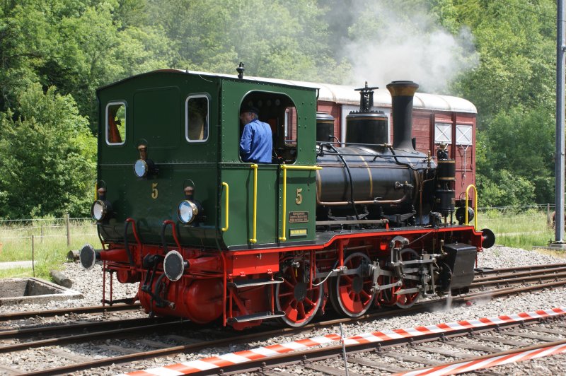 Sihlwald - E 3 / 3 No.5 maneuvering. 31.05.2008 (automatically