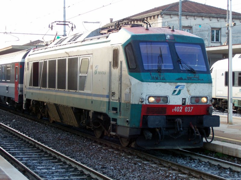 E402A 037 with EC111 "Cisalpino San Marco" Basel SBB-> Venice