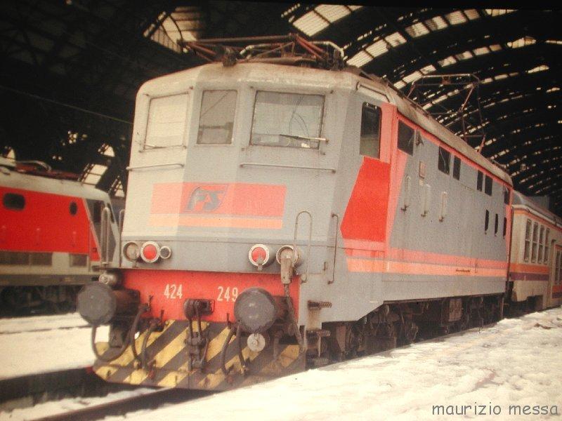 FS E 424 249 - Milano Centrale - 04.01.1997 