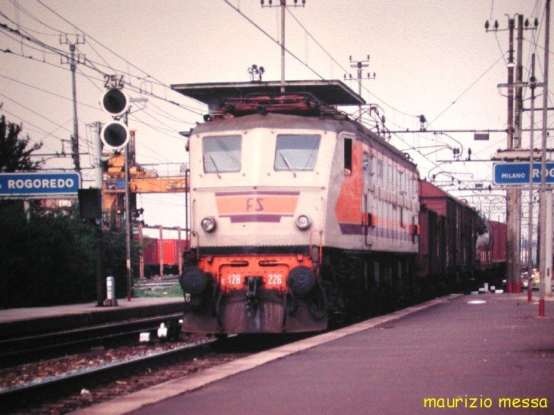 FS E 428 226 - Milano Rogoredo - 05.04.1988 