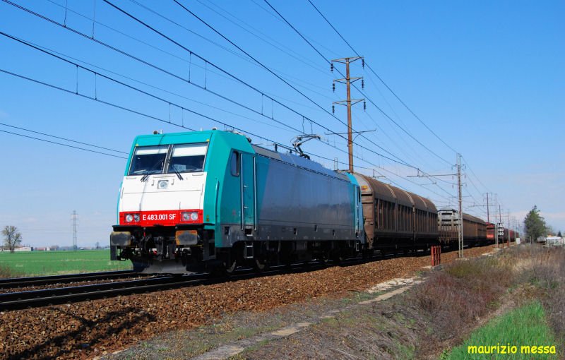 Railion Italia E 483 001SF (Bombardier TRAXX2 DC - ATC)