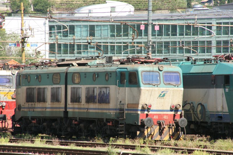 E655 485 am 16.August 2008 in Bozen 