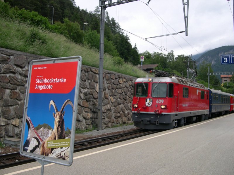 Rhaetian Railway 2008 - "Mountain goat" offers "promises the promotional