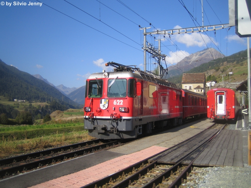 Nun hat die Ge 4/4 622 Arosa hat mit ihrem
