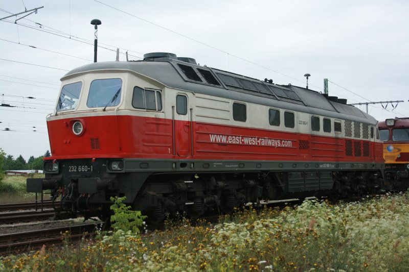 232660-1 on 16/08/2008 in DB station Guben (automatically translated, Powered