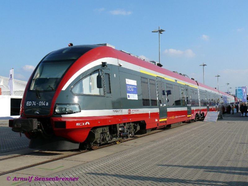 New electric locomotive ED74 of type "Bydgostia builds in Bydgoszcz