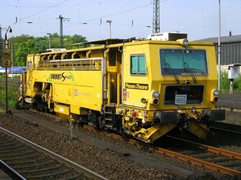 Unimat Sprinter parked in pan Eickel Hbf (automatically translated, Powered