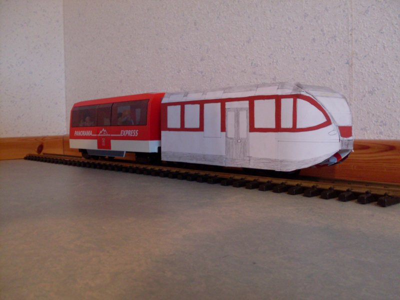 I built a control car on the model of the