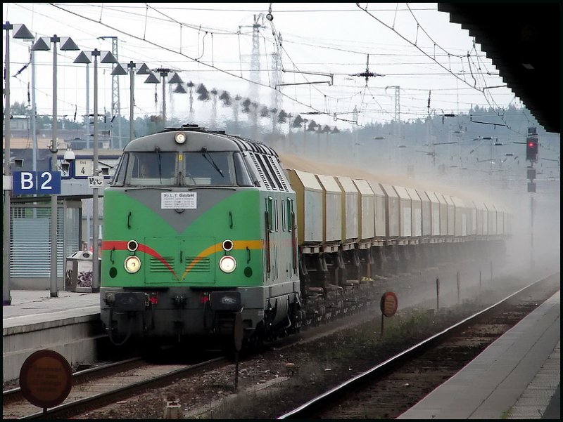gleich staubt es bannig!!!
Die V180 von Ei.L.T durchEi.L.T den Bhf