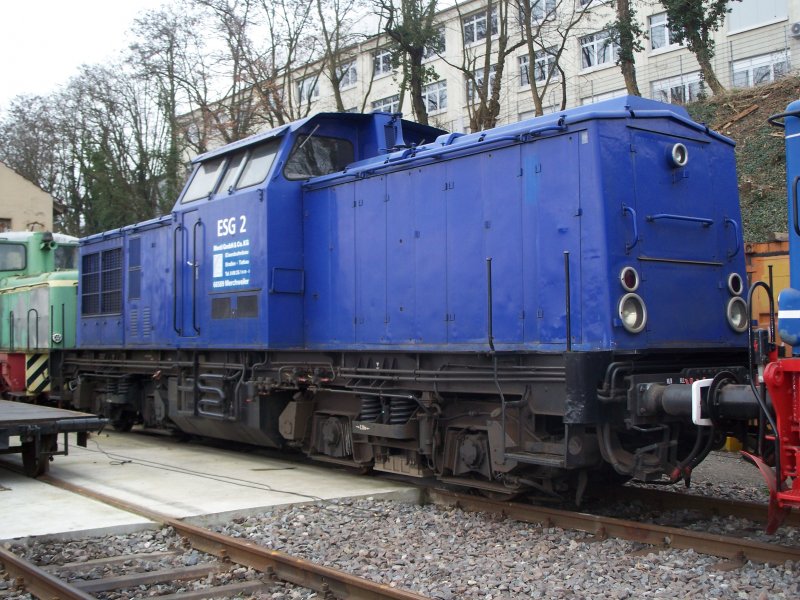 ex Reichsbahn v100 als ESG Lok Nr.2 in Bietigehim-Bissingen. 