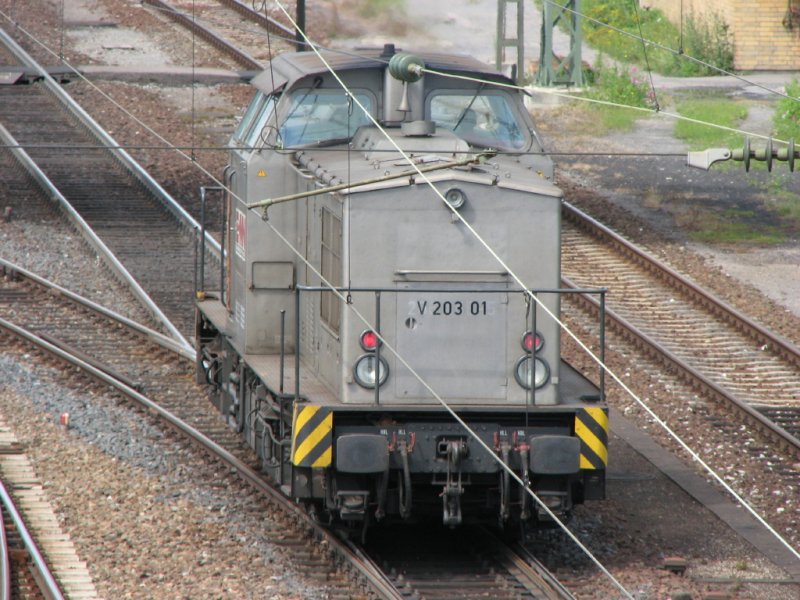V 203 01 (ex. 206 466-5) der EMN auf dem