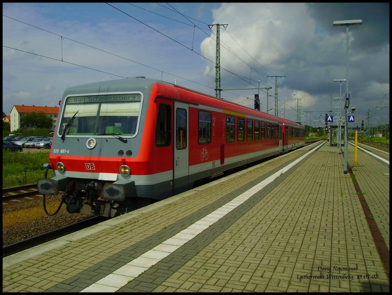 Hier 928 601 in Lutherstadt Wittenberg. Das Bild gef�llt mir