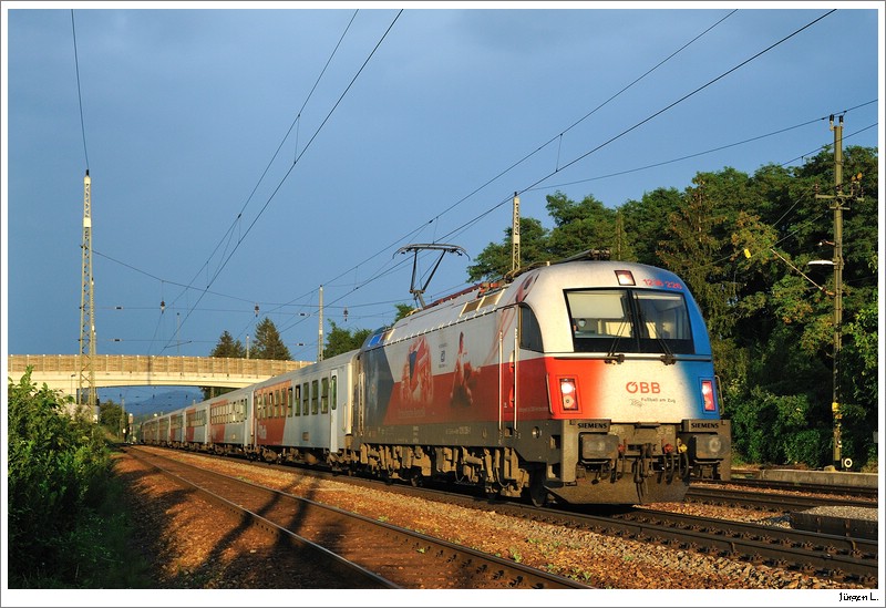 1216.226 (EM-Tschechien) auf ihrer letzten Fahrt vor der Defolierung. SDZ
