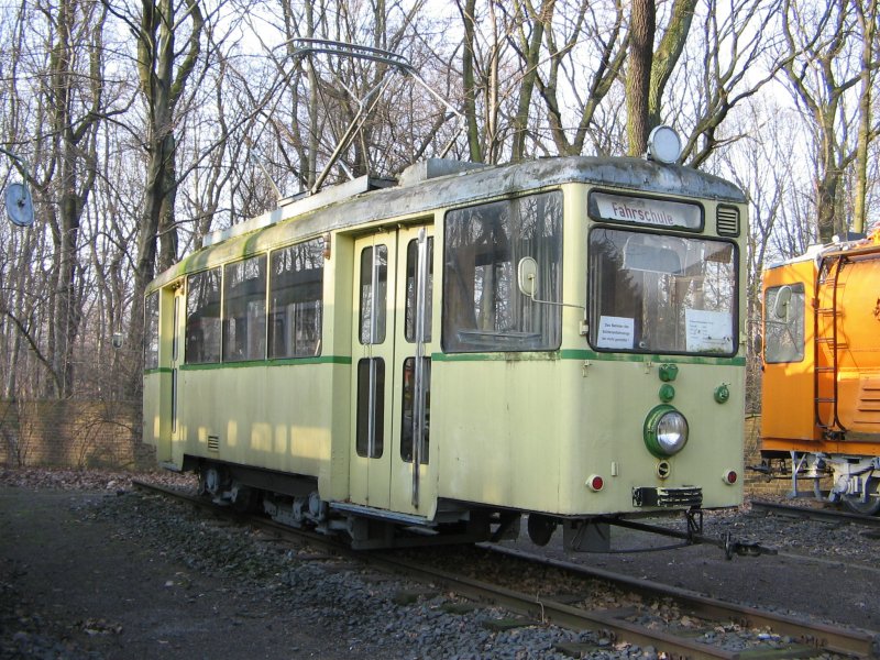 Emschertalmuseum Wanne-Eickel,02/2005,Bogestra-Stra�enbahn.  