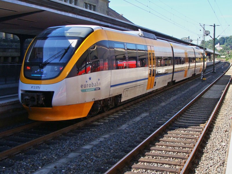 ERB VT 2.07c am 24.6.2009 in Bielefeld Hbf 