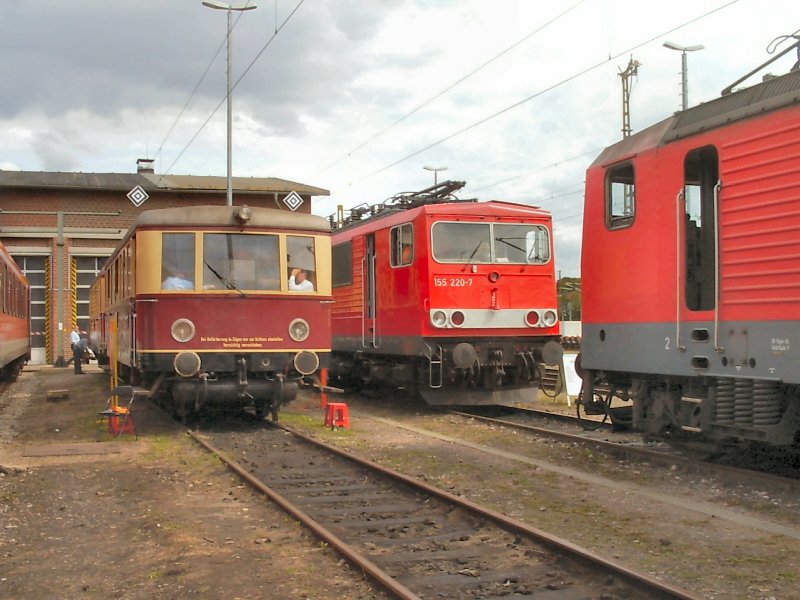 Lokausstellung railway station in Erfurt on the occasion of 80