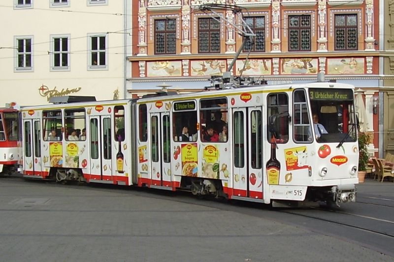 KT4D 515 in der Kurve vor dem Fischmarkt 16.9.2007 