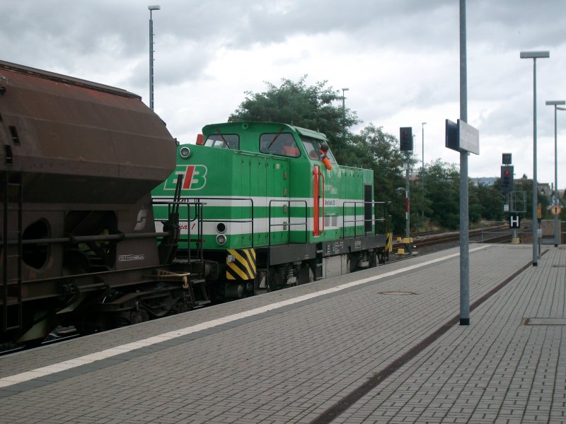 Here one of the LISA Erfurt train with 10 cars