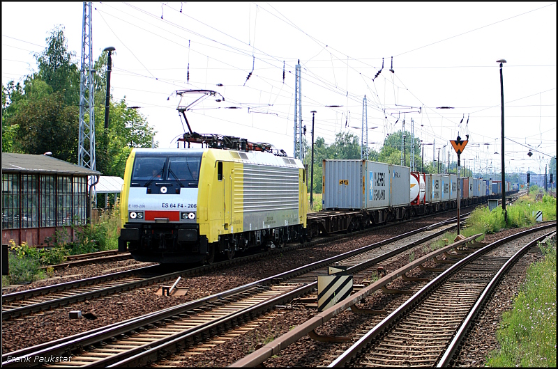 F�r ERS Railways ist ES 64 F4-206 (91 80 6189