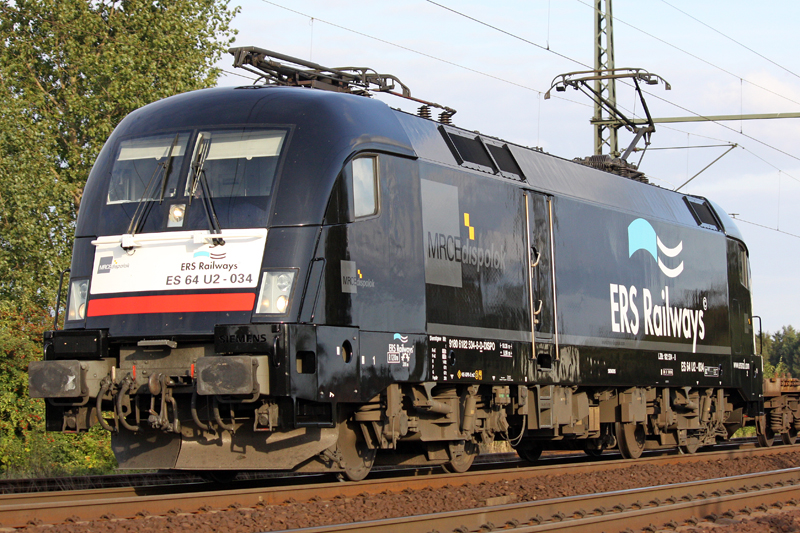 The ES 64 U2-034 in the Ashausen, 06,09,09 (automatically translated,